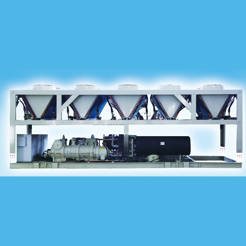 單機(jī)雙極變頻螺桿式超低環(huán)溫空氣源熱泵機(jī)組